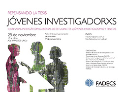 CONVOCATORIA PARA LAS II JORNADAS INTERCÁTEDRAS DE JÓVENES INVESTIGADORXS